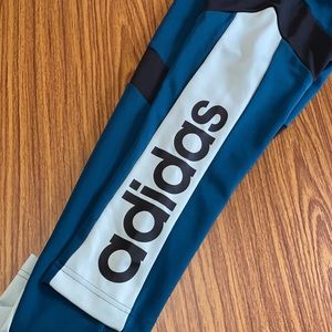 Colorblock Adidas Workout Leggings/Tights